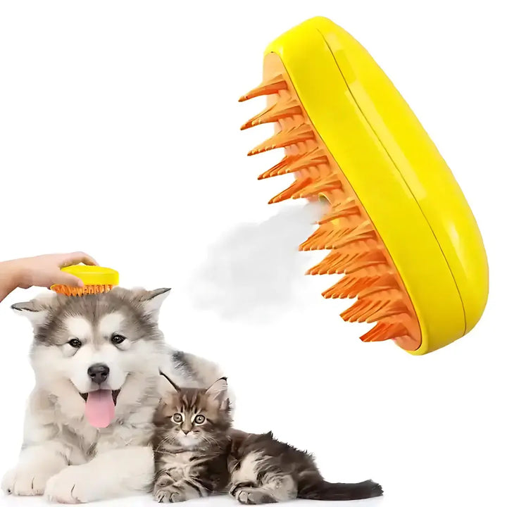 3 in 1 Animal Pet Hair Removal Steamer Brush