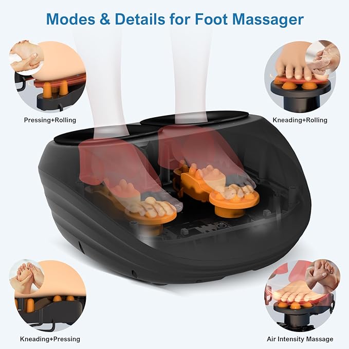 Electric Foot Massager Heating Therapy