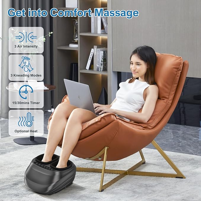 Electric Foot Massager Heating Therapy